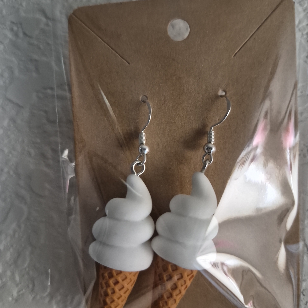 Ice Cream Cone Earrings